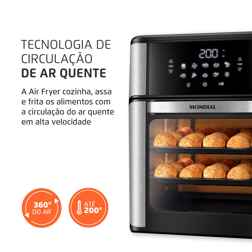 Air Fryer Oven: detalhe 2