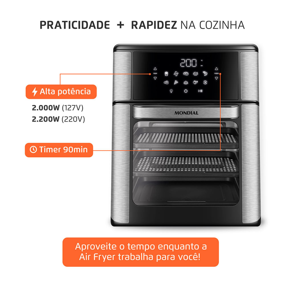 Air Fryer Oven: detalhe 5