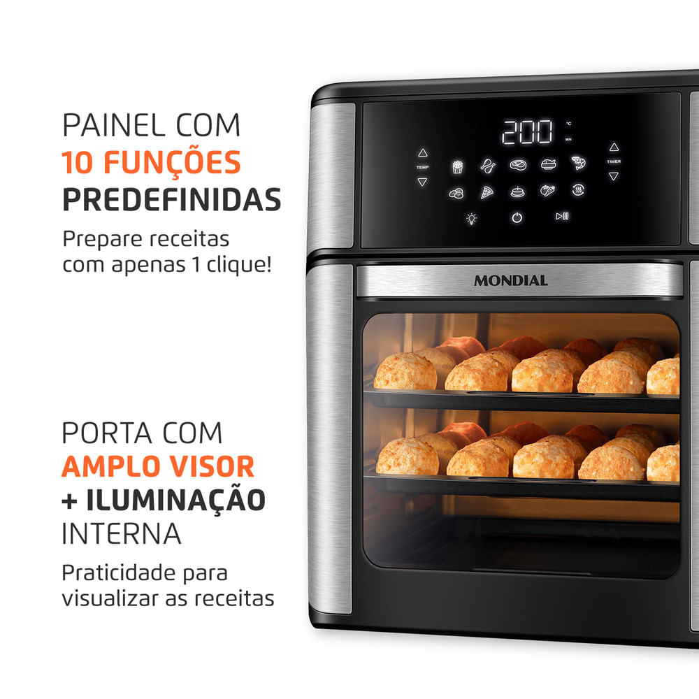 Air Fryer Oven: detalhe 4