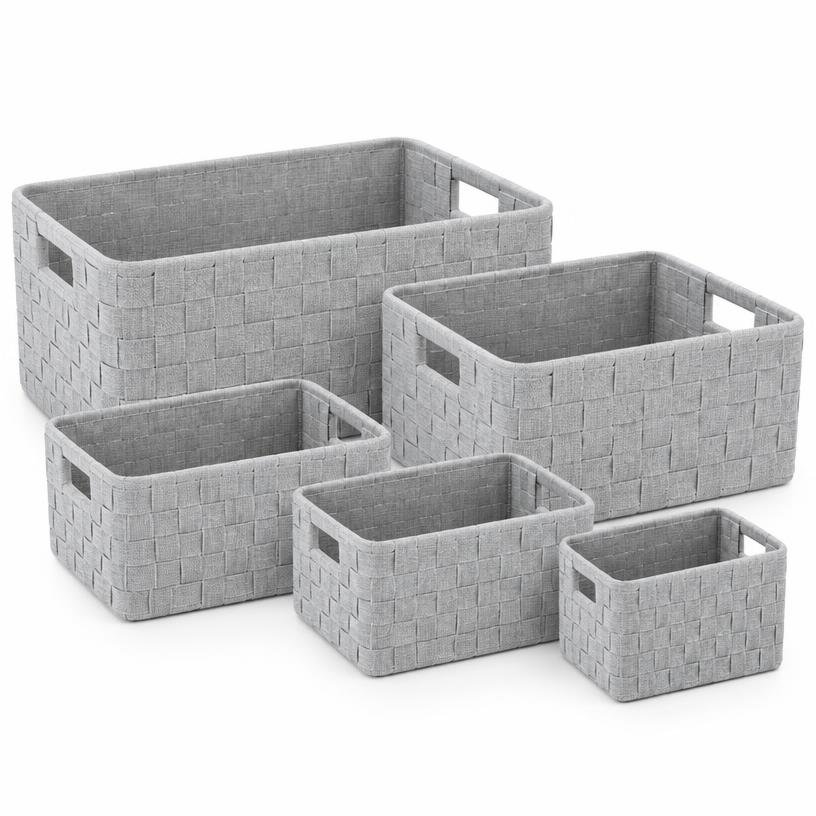 Cestos Organizadores Trançados (5 un.)